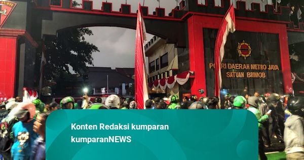 7 Pelaku yang Tabrak dan Lindas Pengemudi Ojol Diperiksa di Mako Brimob Kwitang