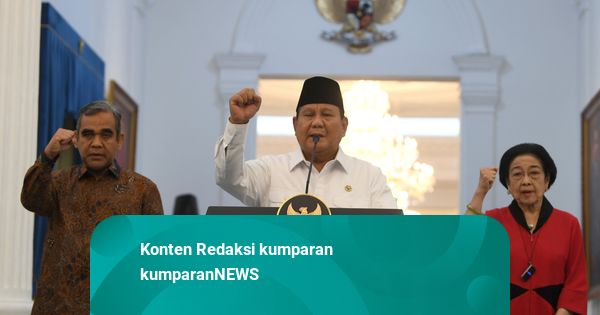 Foto: Didampingi Megawati, Prabowo Ungkap Arahan Usai Rusuh di Berbagai Daerah