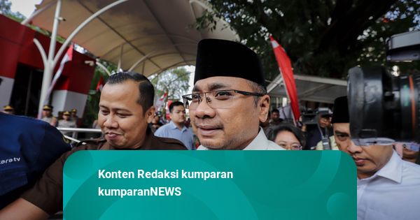 Foto: Eks Menag Gus Yaqut Selesai Diperiksa KPK
