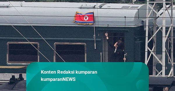 Foto: Kereta yang Ditumpangi Kim Jong-un Tiba di Beijing