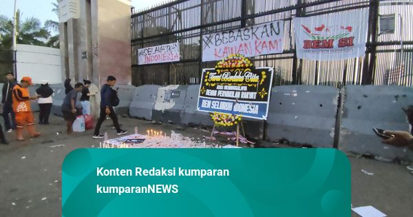 Demo Mahasiswa Depan DPR Bubar, Lalu Lintas Lancar