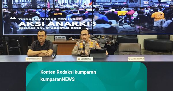 Polda Metro: 22 Orang Pakai Narkoba Sebelum Demo, Supaya Punya Stamina Lebih