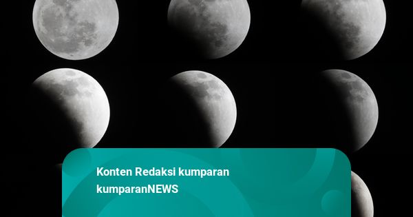 Foto: Gerhana Bulan Hiasi Langit Jakarta