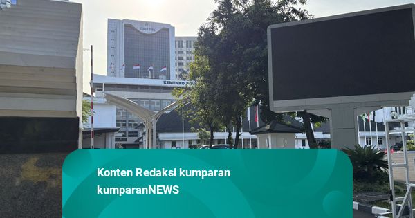 Suasana Kemenko Polkam usai BG Direshuffle Prabowo, Dijaga Ketat TNI