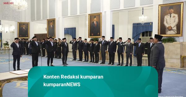 Prabowo Lantik Menkeu, Menkop-Menteri Haji Istana, Pimpinan DPR Absen