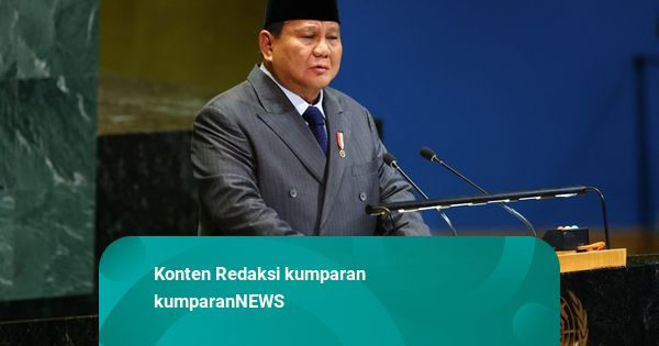 Prabowo Gunakan Bahasa Inggris saat Pidato di KTT Two State Solution di PBB