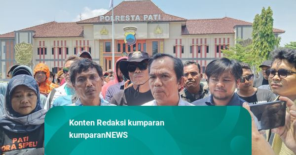 Polresta Pati Digeruduk Usai Rumah Koordinator 'Masyarakat Pati Bersatu' Dibakar