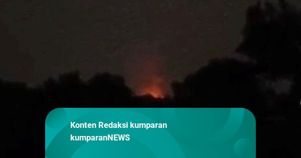 Beredar Video Lahan Samping Tol Ciperna Terbakar Imbas Meteor, BPBD: Tak Benar