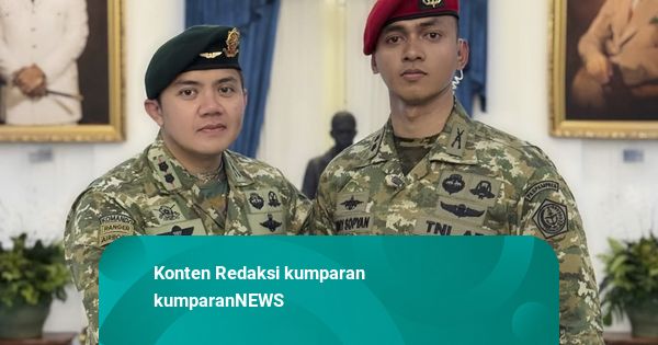 Denny Sopyan Naik Pangkat, Kini Bareng Seskab Teddy Sandang Letkol