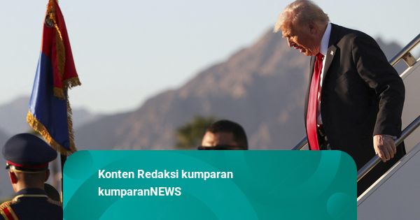 Trump Tiba di Mesir untuk Hadiri KTT Gaza, Disambut Presiden El-Sisi