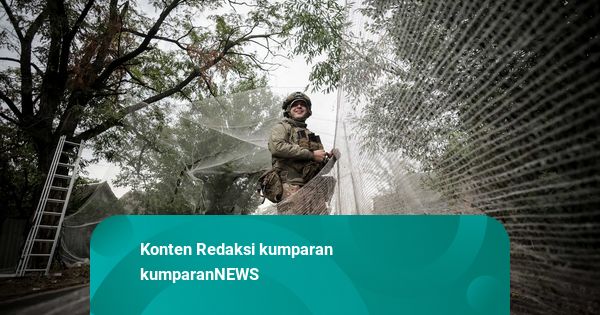 Foto: Ukraina Gunakan Jaring Ikan untuk Halau Serangan Drone dari Rusia