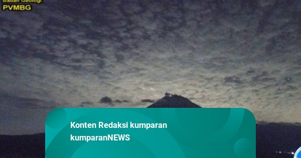Gunung Semeru Erupsi, Tinggi Kolom Abu Capai 300 Meter