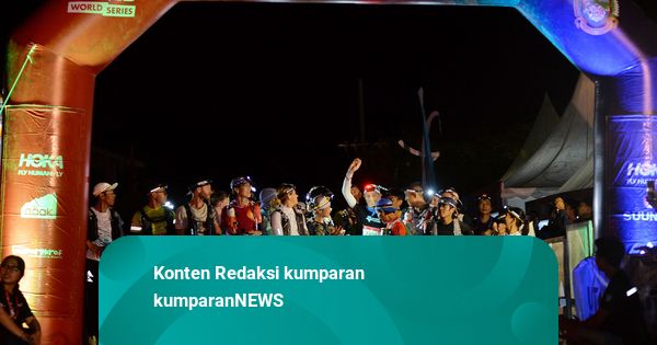 Bobby Lepas Peserta Trail of The Kings, Pelari Melintas Panorama Danau Toba