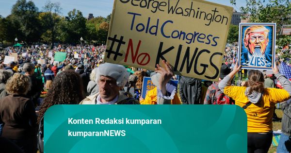 Trump Pakai Video AI Respons Pendemo 'No Kings' di AS