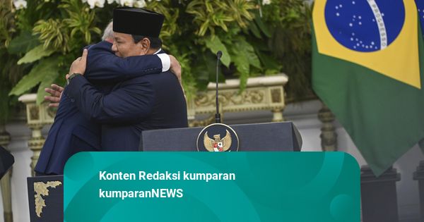 Momen Hangat Pertemuan Prabowo-Presiden Brasil: Diberi Jersey, Santap Pecel