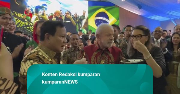 Saling Puji Prabowo dan Lula da Silva saat Rayakan Ultah di Istana Negara