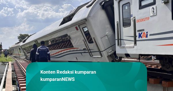 Kereta Api Purwojaya Anjlok di Kedunggedeh Bekasi: Entakan Keras, Penumpang Luka