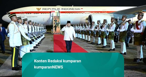 Prabowo Tiba di Malaysia untuk Hadiri KTT ASEAN