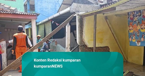 5 Rumah di Kelurahan Makasar Jaktim Ambruk Imbas Pergeseran Tanah