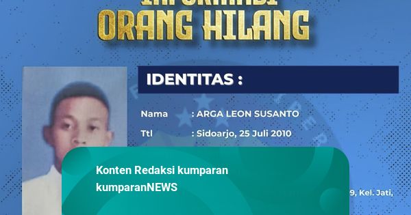 1 Siswa SMA Taruna Nusantara Dilaporkan Hilang