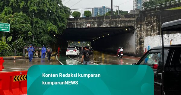 Banjir di Terowongan DI Panjaitan Cawang Surut, Lalu Lintas Kembali Lancar