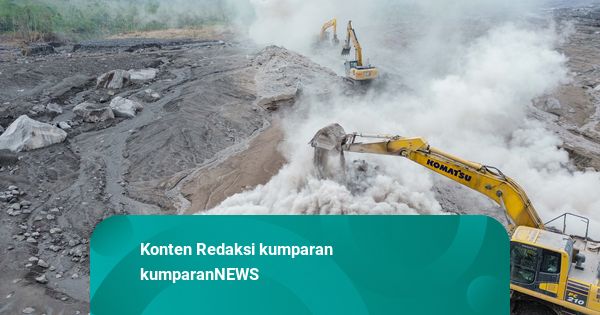 Foto: Melihat Perbaikan Tanggul yang Terdampak Erupsi Gunung Semeru