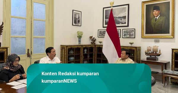 Luhut Temui Prabowo di Istana, Lapor soal Kondisi Ekonomi Nasional-Global