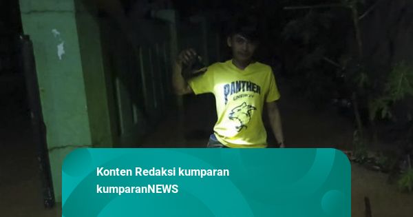 Banjir Satu Meter Kepung 6 Rumah di Sukarame, Warga Ngaku Pertama Kali Ngungsi