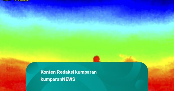 Gunung Ibu di Maluku Utara Erupsi, Tinggi Kolom Abu Setinggi 500 Meter