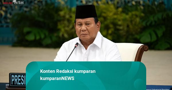 Prabowo Sebut RI Kelebihan Air: 1 Hari Hujan Bogor, 1 Tahun Air Australia Barat