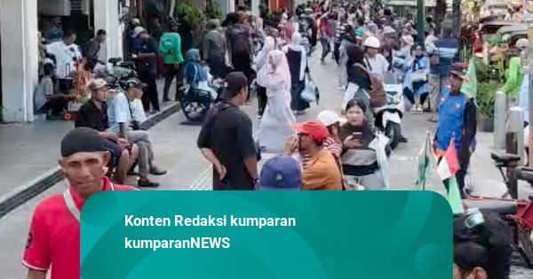 H-3 Nataru 2025, Malioboro Dipadati Wisatawan
