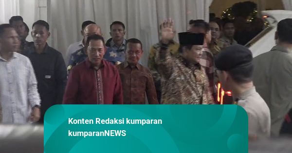 Prabowo Kunjungi Kapolri di Momen Natal, Didampingi Didit-Bahlil
