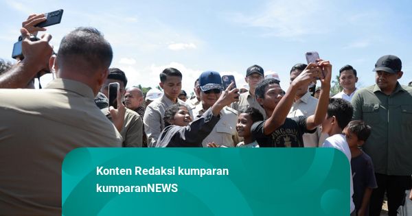 Keceriaan Anak di Batang Toru Sumut Sambut Kedatangan Prabowo: Pak Gemoy