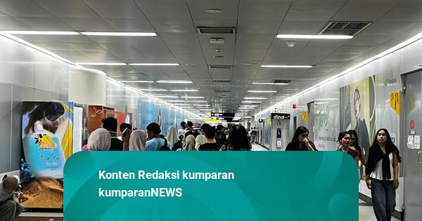 Kondisi MRT hingga TransJakarta Usai Perayaan Tahun Baru di Bundaran HI