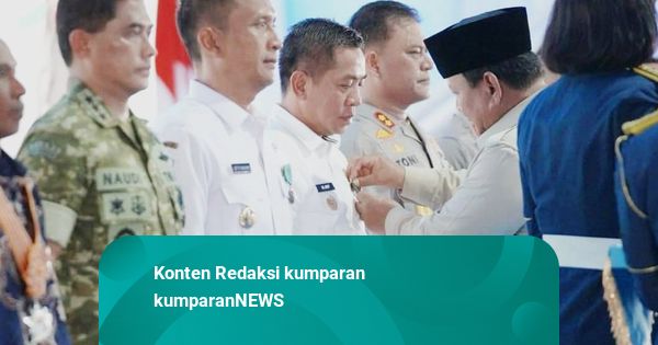 Jaga Lumbung Padi, Bupati Karawang Terima Satyalancana Wira Karya dari Prabowo