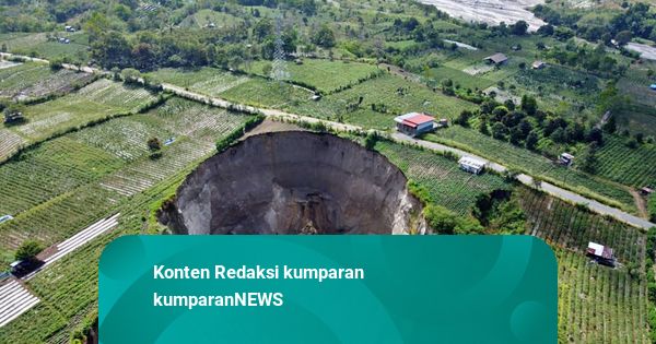 Foto: Jalan Lintas Antar Kabupaten Terancam Imbas Tanah Amblas di Ketol, Aceh