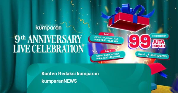 Sambut Ultah ke-9 kumparan Lewat Live Celebration Berhadiah Rp 99 Juta