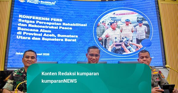 Satgas PRR Targetkan Validasi Data Bantuan Korban Bencana Sumatera 31 Januari