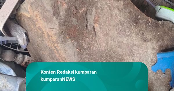 Batu Besar Menggelinding Rusak Tembok Rumah di Sleman