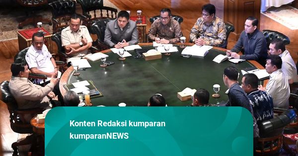 Prabowo Rapat dengan Anggota Kabinet di Hambalang, Bahas Banyak Sektor