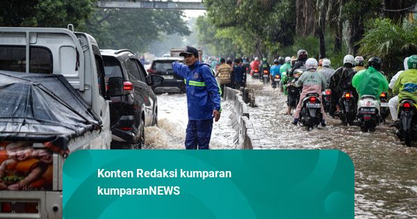 BPBD DKI: 52 RT dan 17 Jalan di Jakarta Terendam Banjir