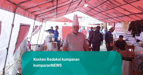 Kisah Chef Prancis di Dapur Umum Longsor Cisarua: Memasak buat Ribuan Pengungsi
