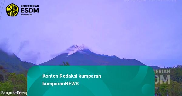 Merapi Keluarkan Awan Panas Guguran Siang Ini, 1 Februari