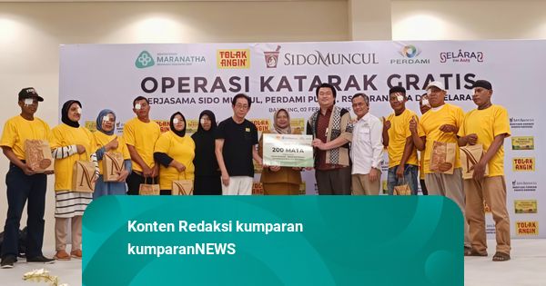 Sido Muncul Gelar Operasi Katarak Gratis di RS Maranatha Kabupaten Bandung