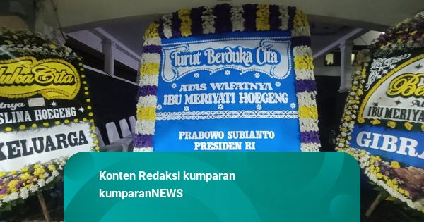 Deretan Karangan Bunga untuk Meri Hoegeng, dari Presiden hingga Para Eks Kapolri
