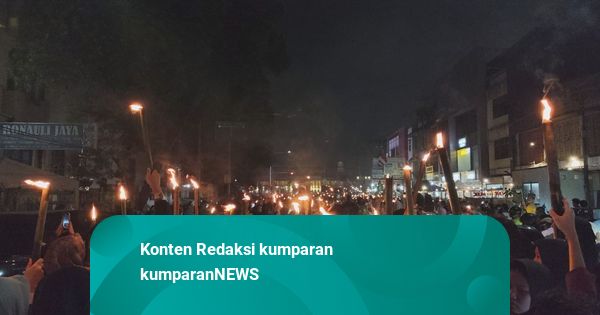 Sambut Bulan Suci Ramadan, Warga Kota Medan Gelar Pawai Obor