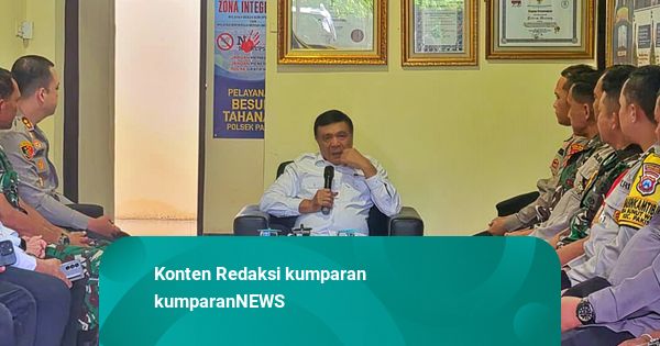 Menko Polkam Dialog dengan TNI-Polri di Pakis, Bahas Kondisi Keamanan