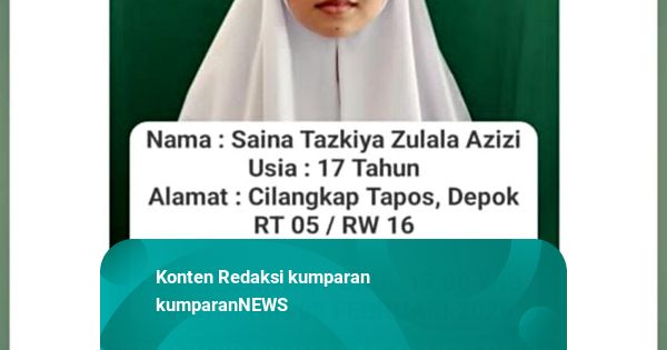 Zulala Santriwati di Depok yang Hilang Sejak Februari Lalu Ditemukan di Surabaya