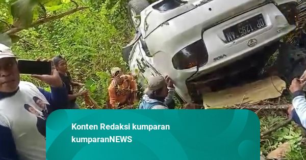 Mobil Isi Satu Keluarga Masuk Jurang Sedalam 200 Meter di Enrekang, 1 Tewas