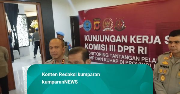 Komisi III DPR Kunjungi Polda Jabar, Sebut Penerapan KUHAP Baru Berjalan Lancar